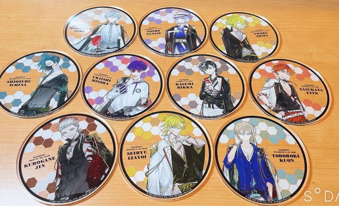 Amazon.co.jp: 結合男子 グラッテ アニメイト アクリルコースター 全